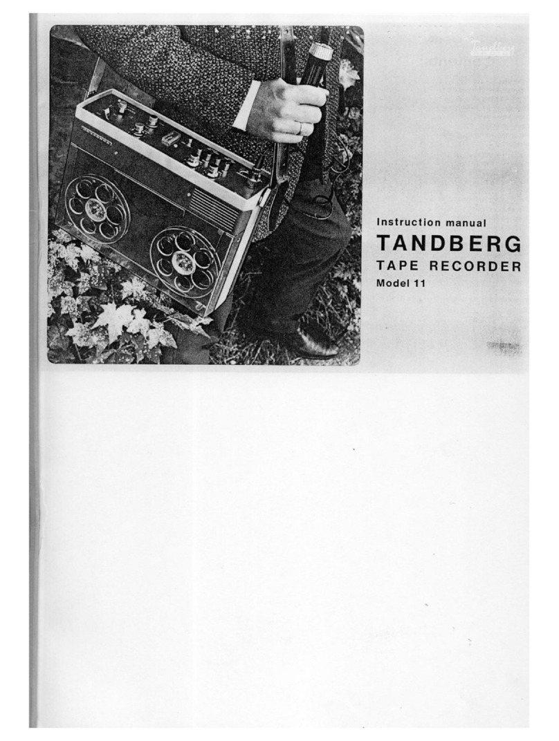 TANDBERG 11 User manual