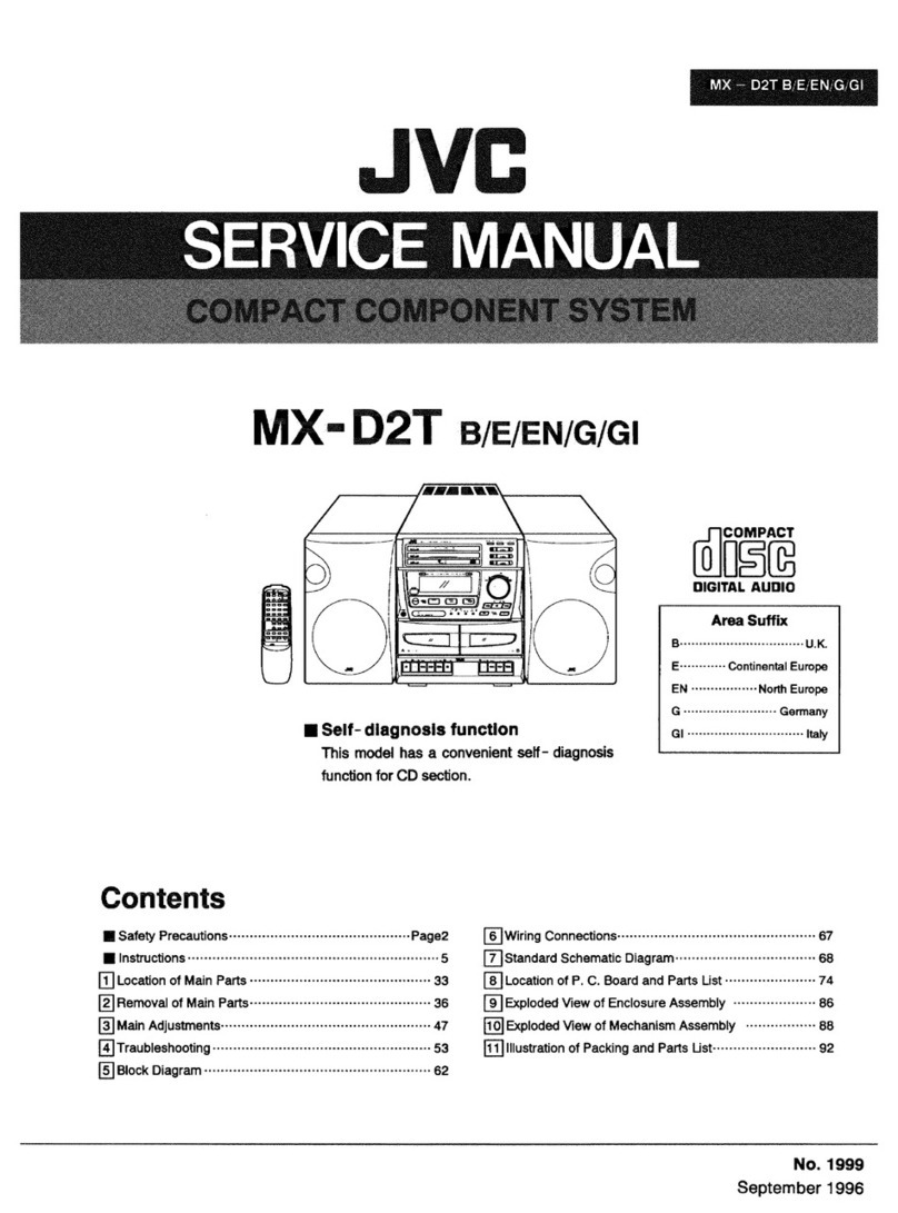 JVC MX-D2T User manual
