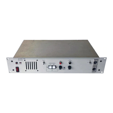 Clear-Com MS-200C Instruction and service manual