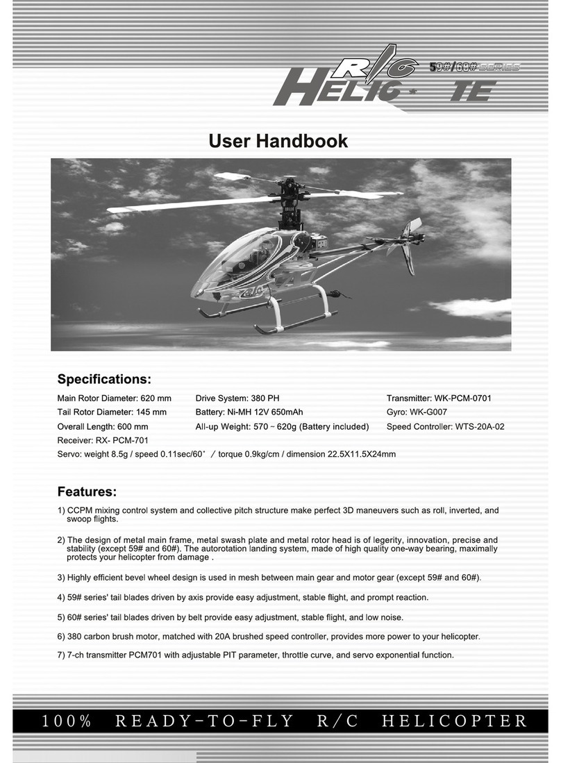 Walkera HM 59# Series User manual Walkera HM 59# Series User manual