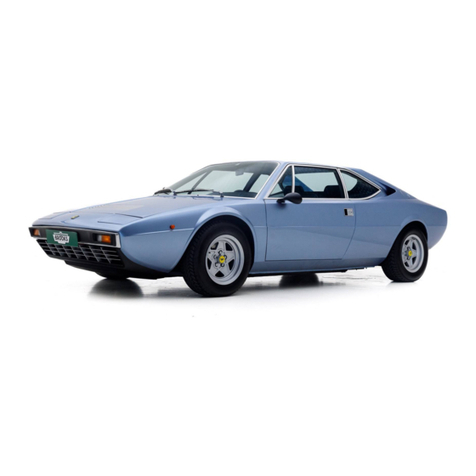 Ferrari Dino 208 gt4 Instruction book