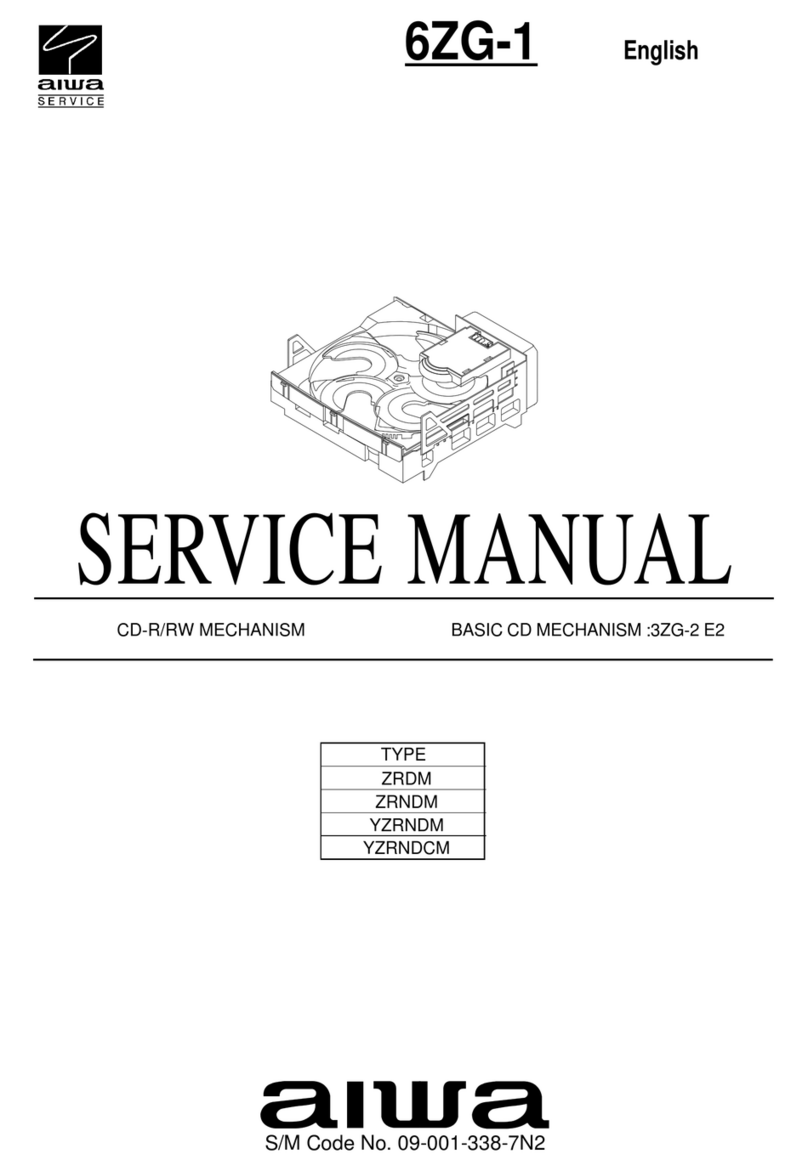 Aiwa 6ZG-1 User manual