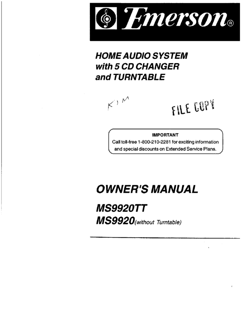 Emerson MS9920TT User manual
