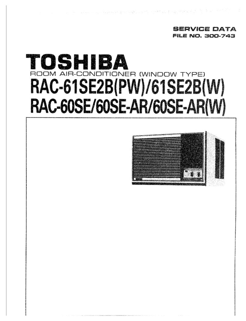 Toshiba RAC-61SE2B Mounting instructions