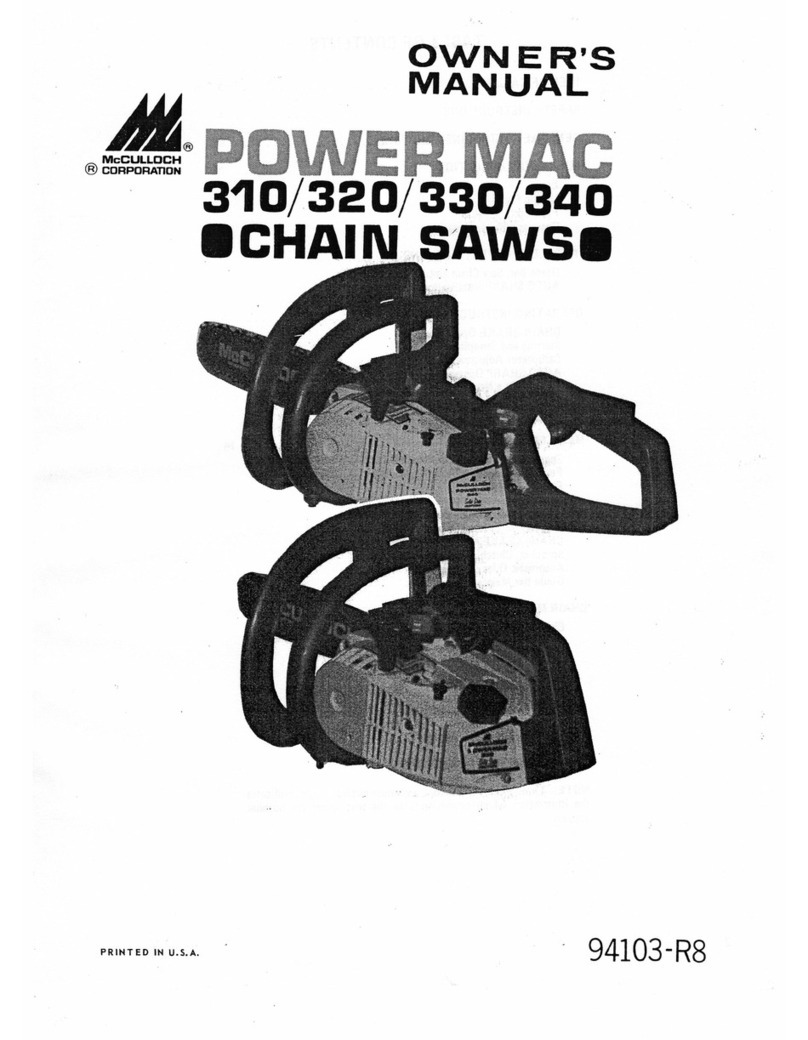 McCulloch Power Mac 310 User manual