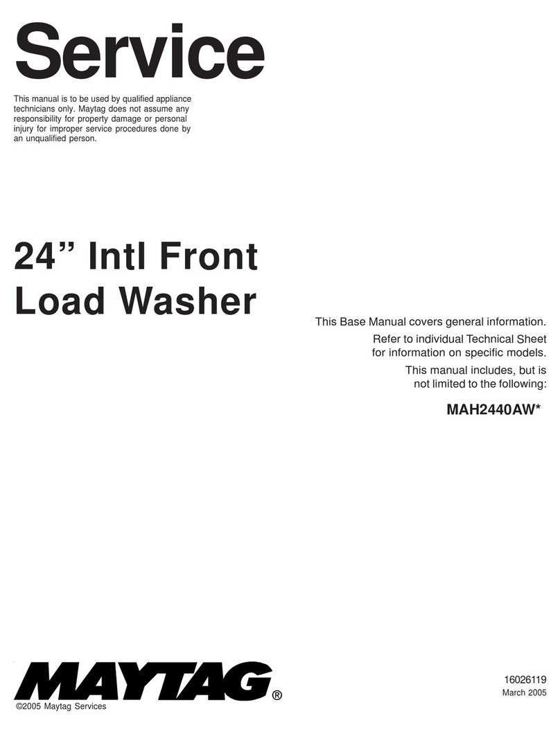 Maytag MAH2440AW series Assembly instructions