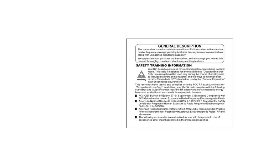 Vero Telecom UV-X4 user manual