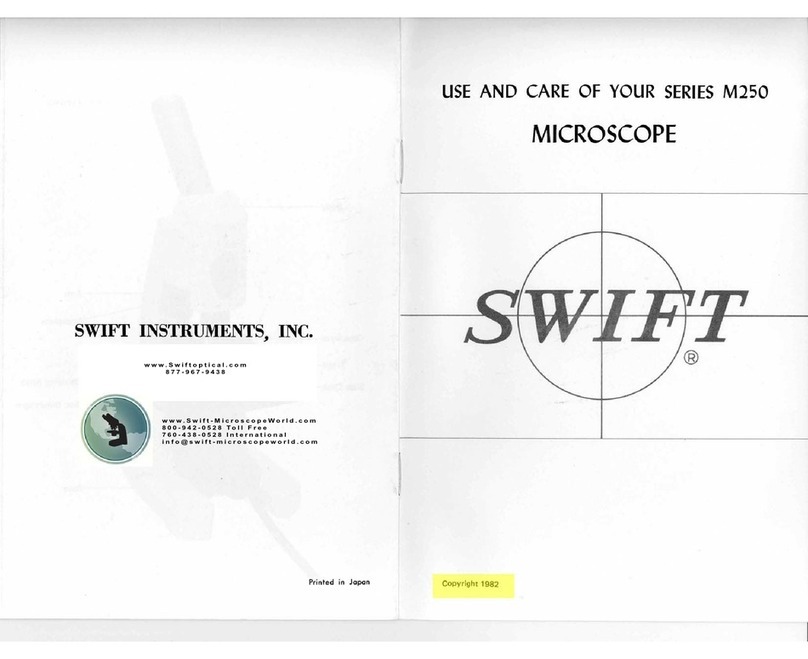 Swift M250 series Installation instructions