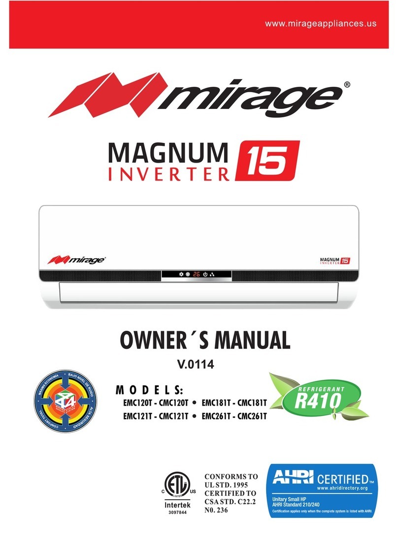Mirage Magnum Inverter 15 EMC120T owner's manual