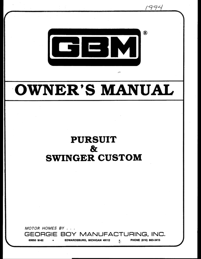 GBM 1994 Pursuit owner's manual