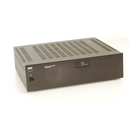 NAD power amplifier 2200 Service manual