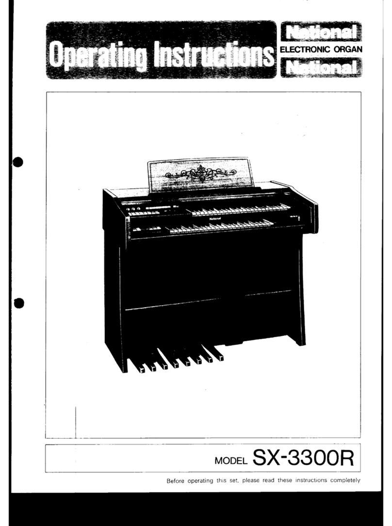 Technics SX-3300R User manual Technics SX-3300R User manual
