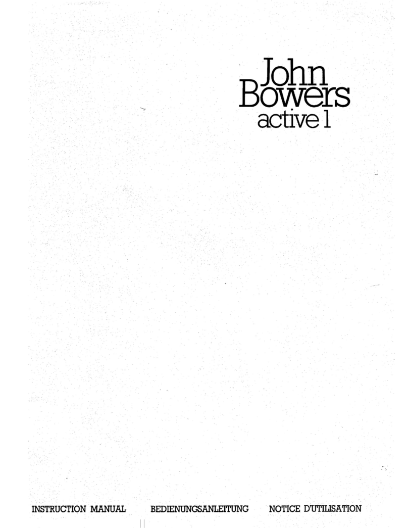 John Bowers Active I instruction manual