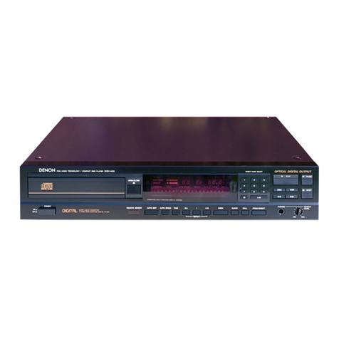 Denon DCD-1400 User manual
