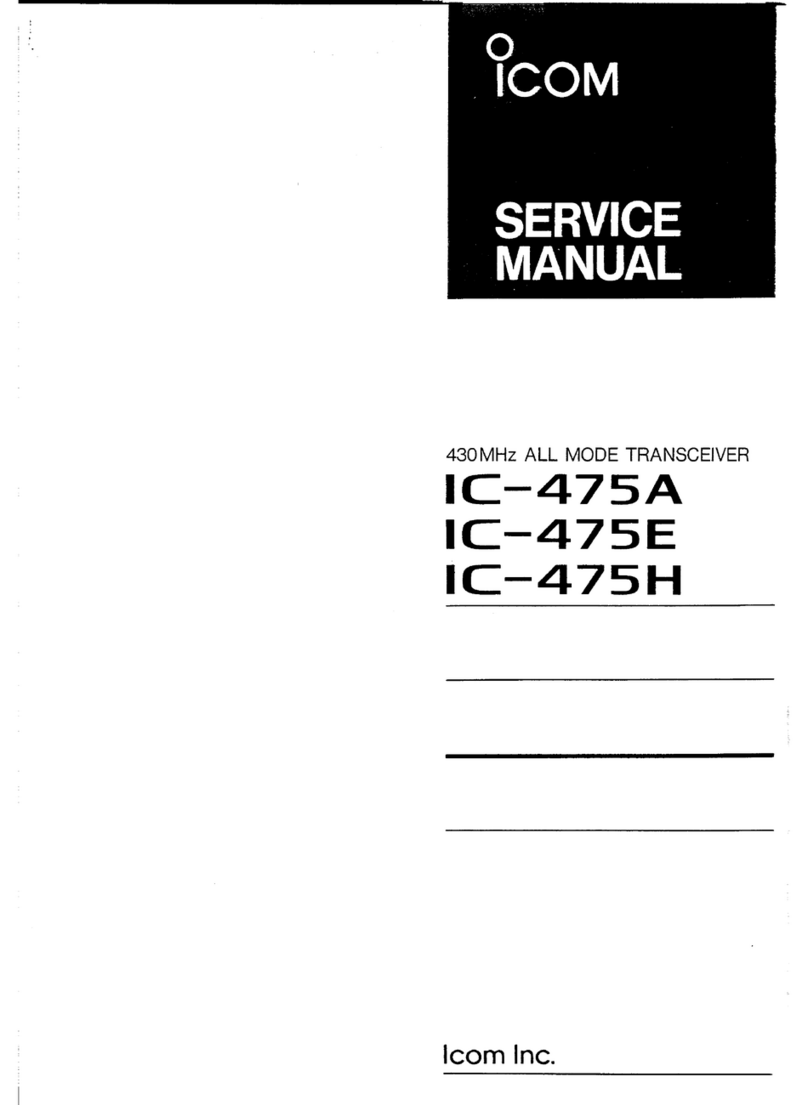 Icom IC-475H User manual