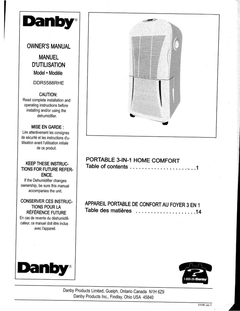 Danby DDR5588RHE User manual Danby DDR5588RHE User manual