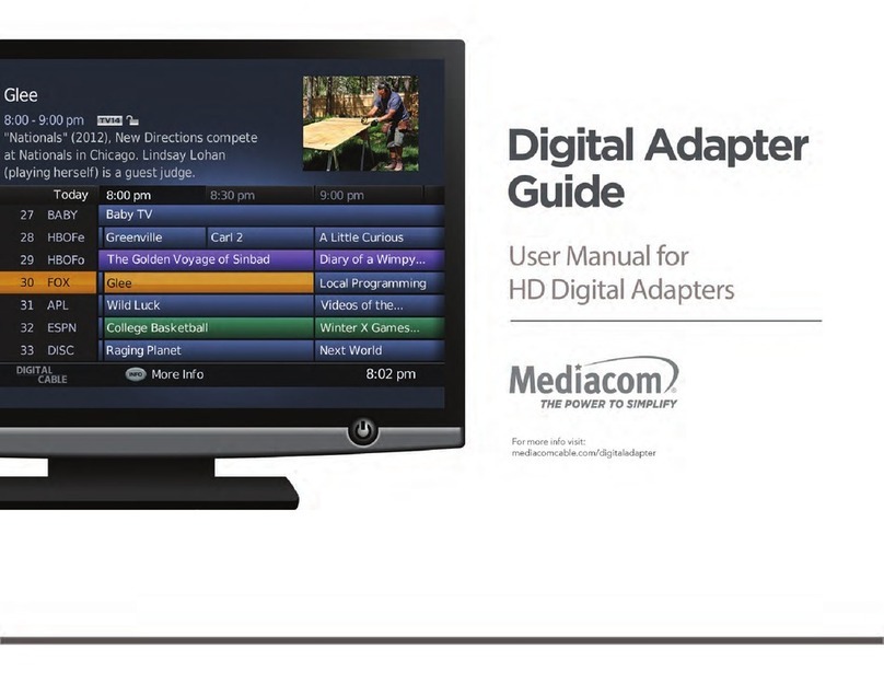Mediacom HD Digital Adapter User manual