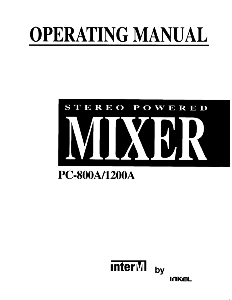 Inter-m PC-800A operating instructions