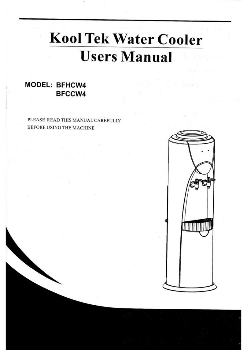 Kool Tek BFHCW4 User manual
