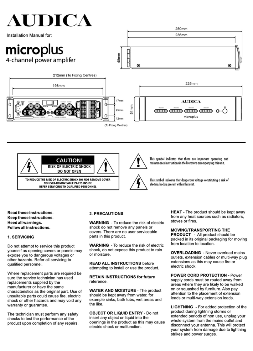Audica microplus installation manual