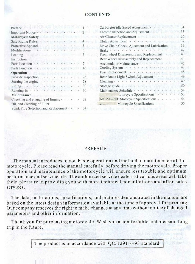 AJS Regal-Raptor DD250E-9 user manual