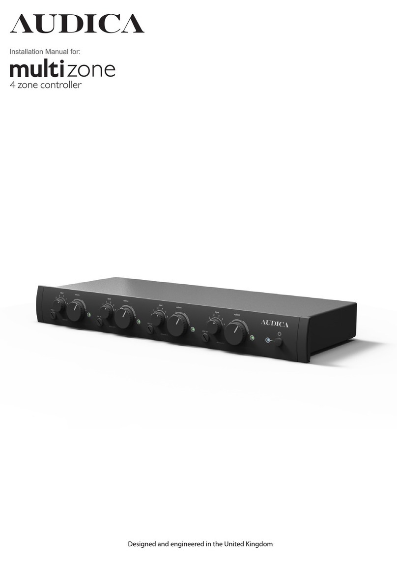 Audica MULTIzone installation manual