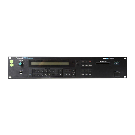 Roland D-550 Operating and maintenance manual