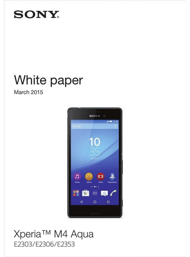 Sony Xperia M4 Aqua E2303 White paper