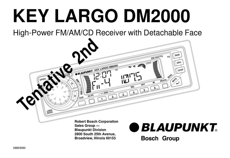 Blaupunkt KEY LARGO DM2000 User manual