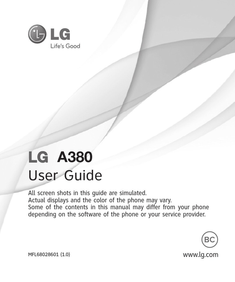 LG AT&T A380 User manual