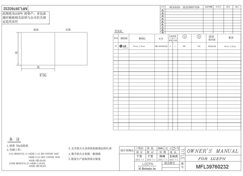 LG WT4901CW User manual