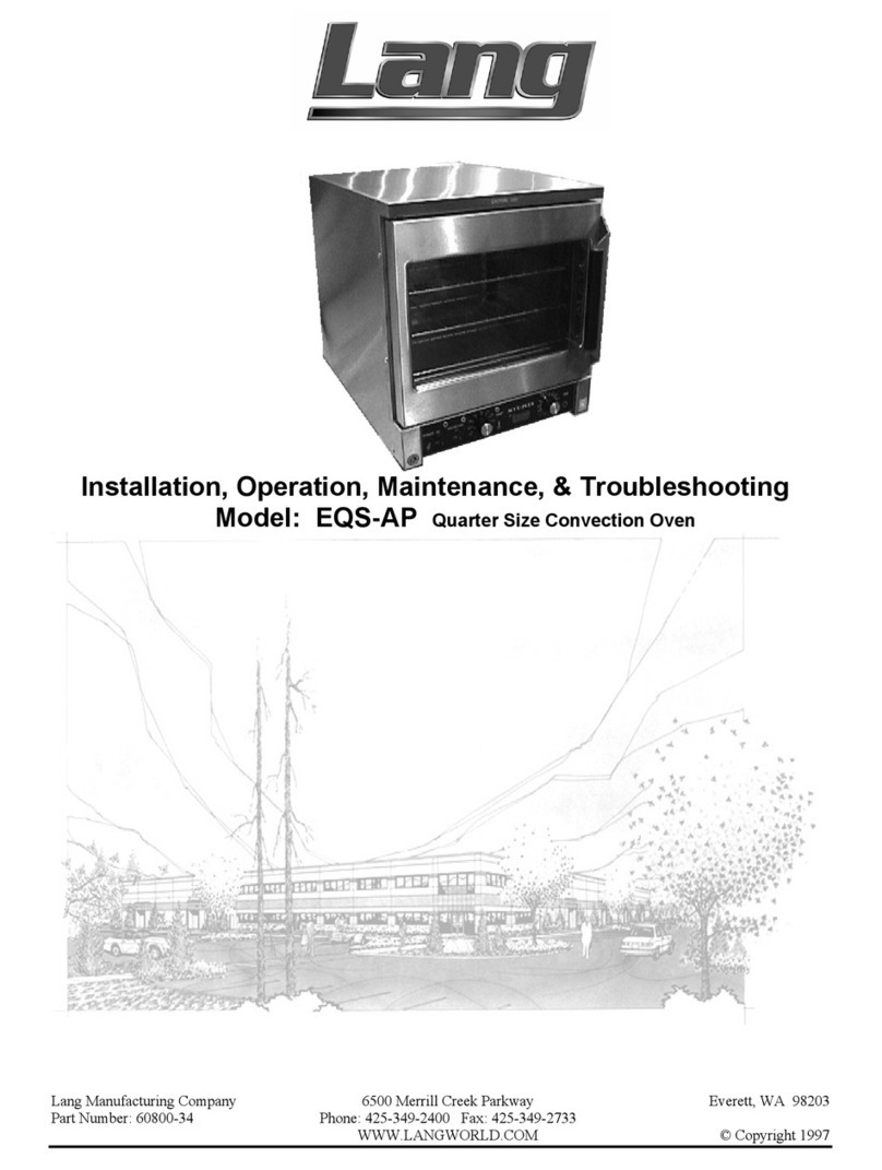 Lang EQS-AP Installation, operation, maintenance, & troubleshooting