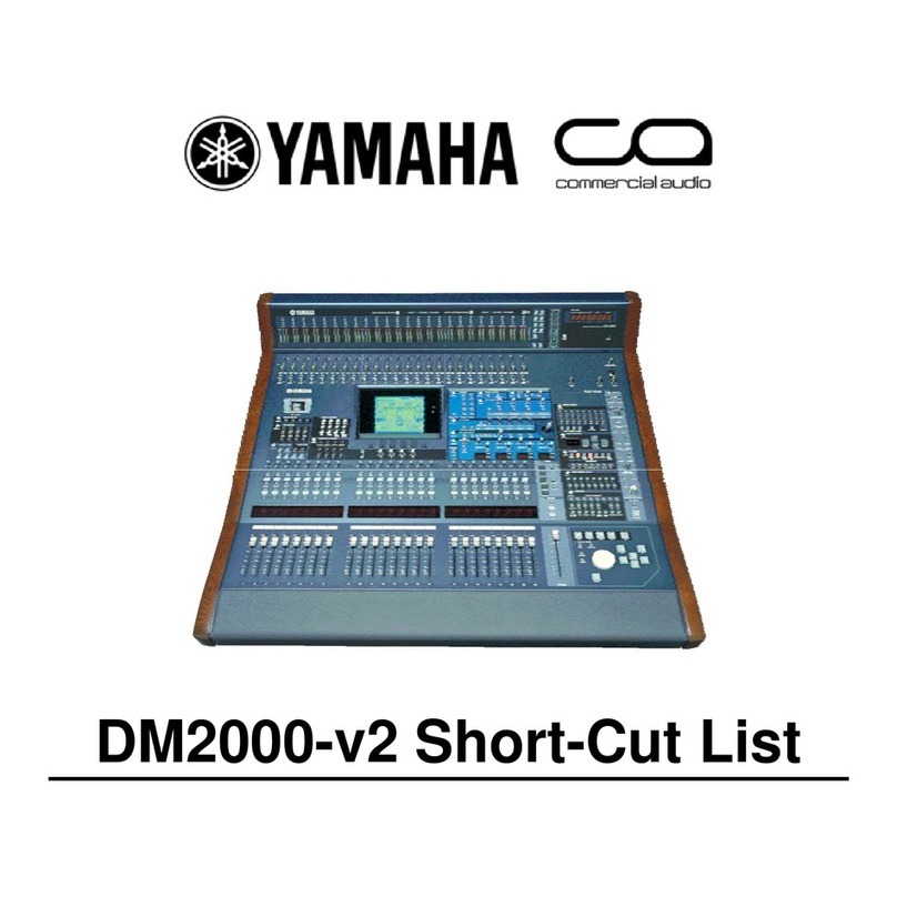 Yamaha Studio Manager V2 DM2000 Editor User manual