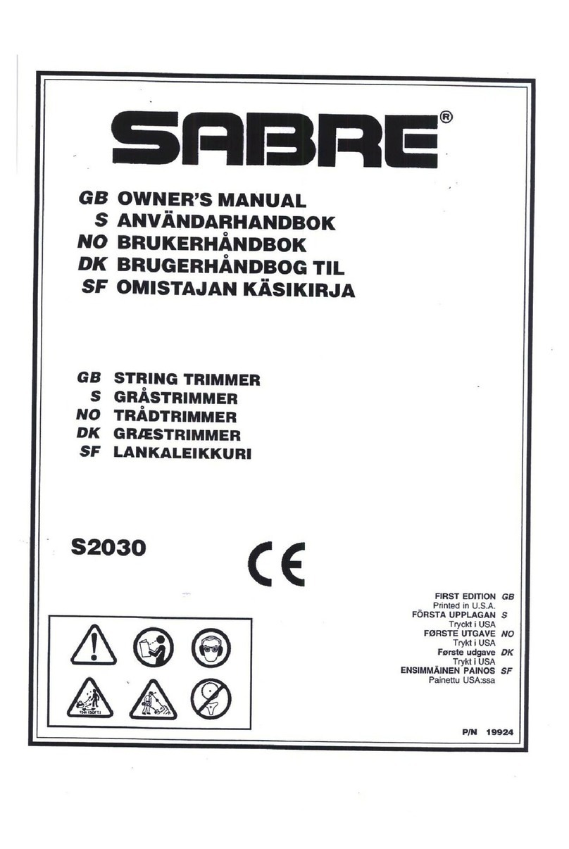 Sabre S2030 owner's manual