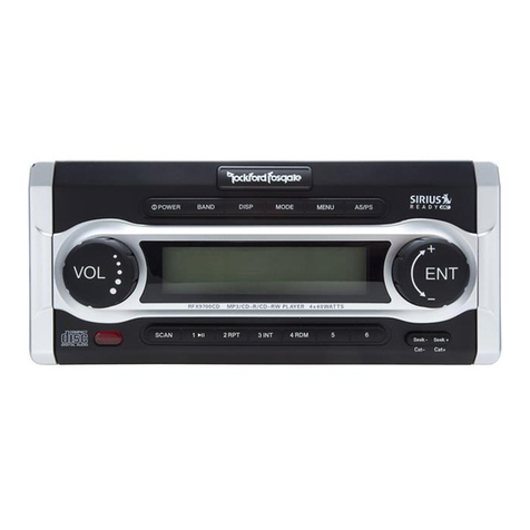 Rockford Fosgate RFX9700CD User manual