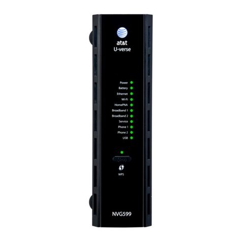 AT&T NVG599 Self-installation guide