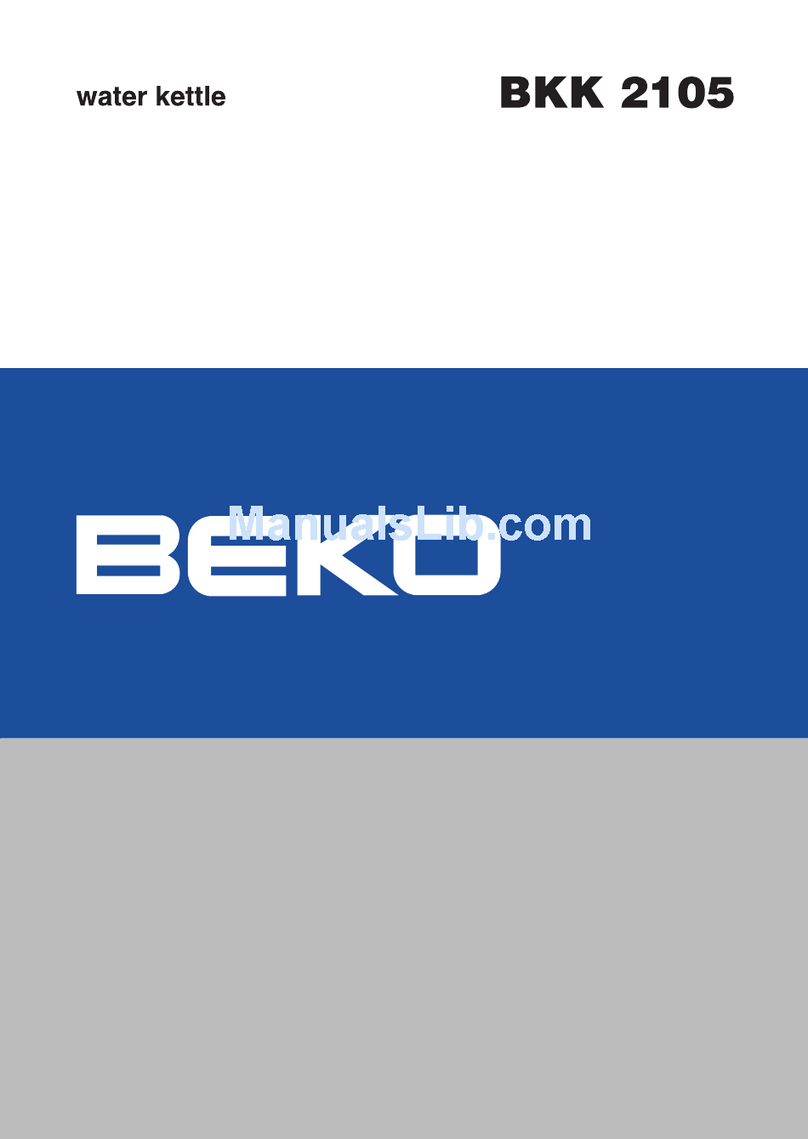 Beko BKK 2105 manual