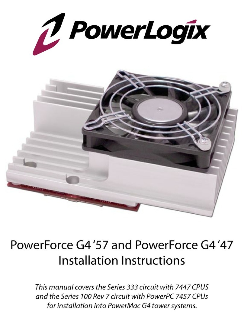 PowerLogix PowerForce G4 '57 installation instructions
