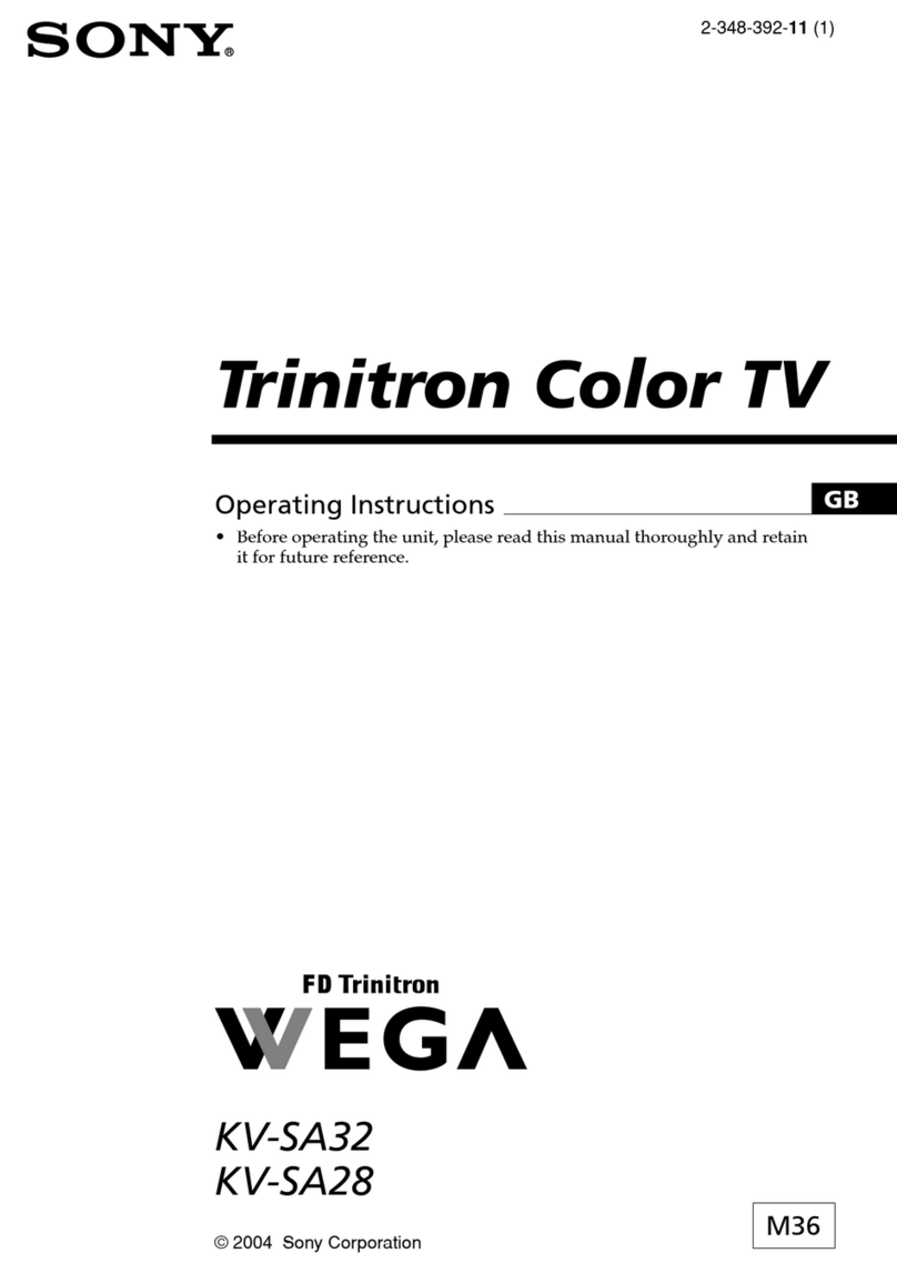 Sony Trinitron KV-SA32 User manual