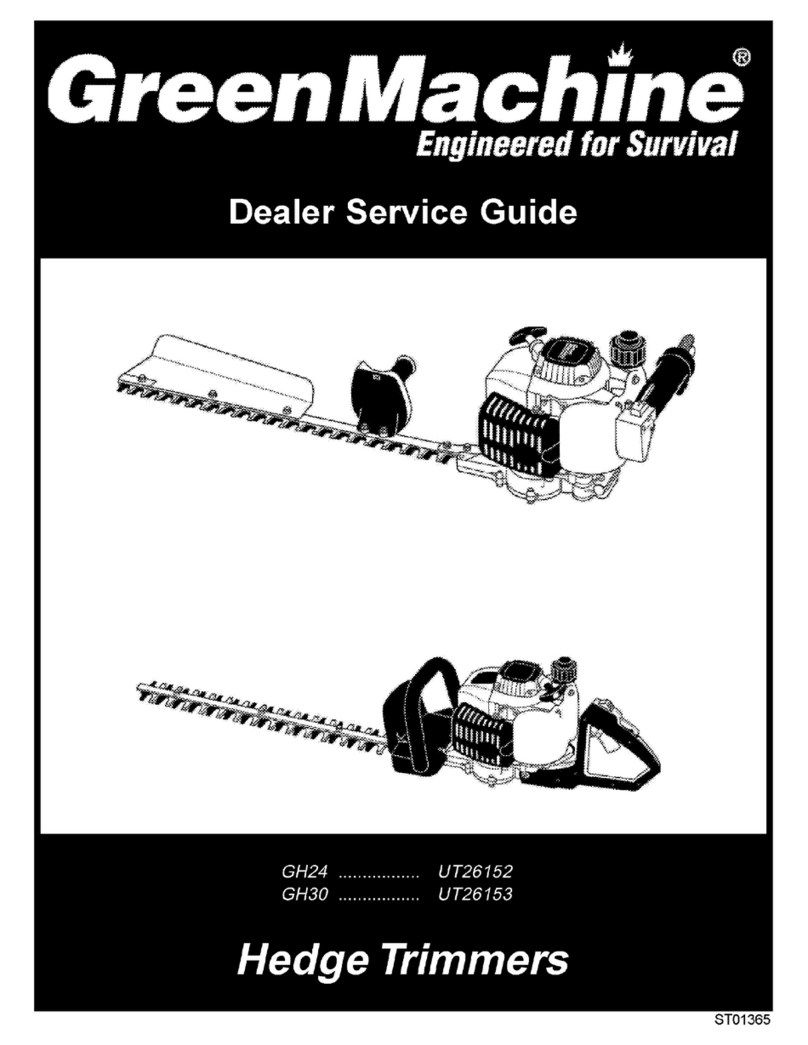 GreenMachine GH24 Dealer service guide