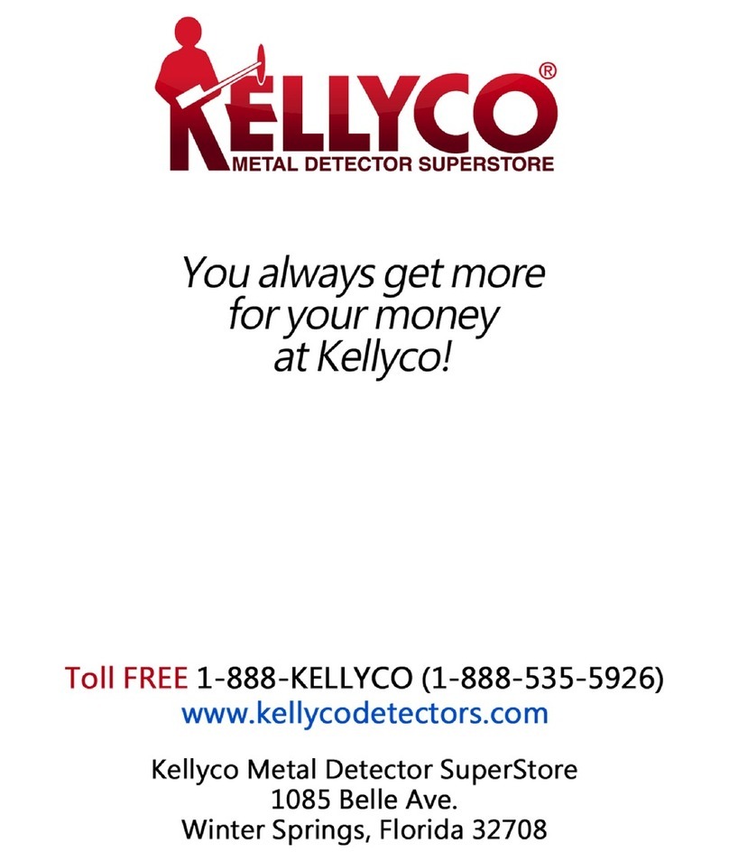 Kellyco Minelab X-Terra Quick start referen