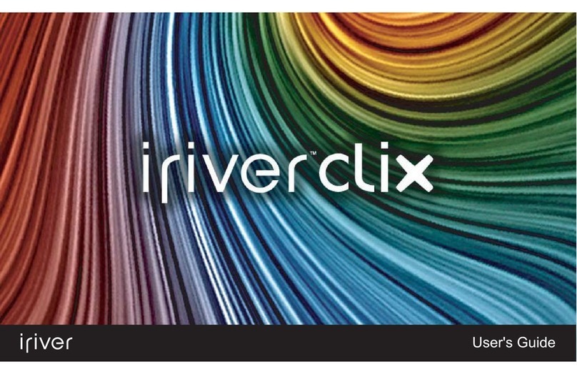 IRiver CLIX User manual IRiver CLIX User manual