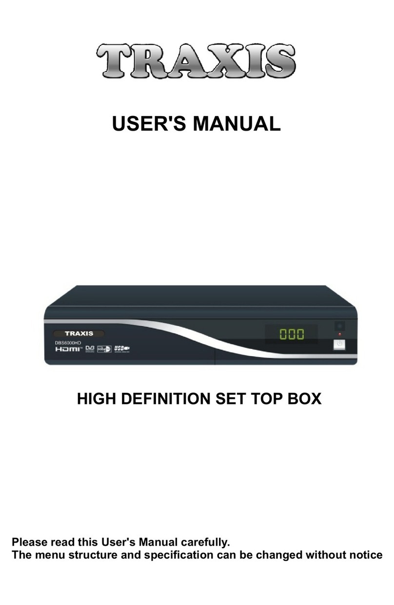 Traxis DBS6000HD user manual