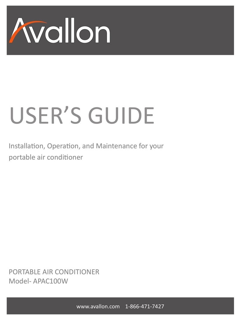 Avalon APAC100W User manual