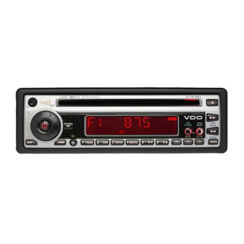 VDO CD 139 MP3 user manual