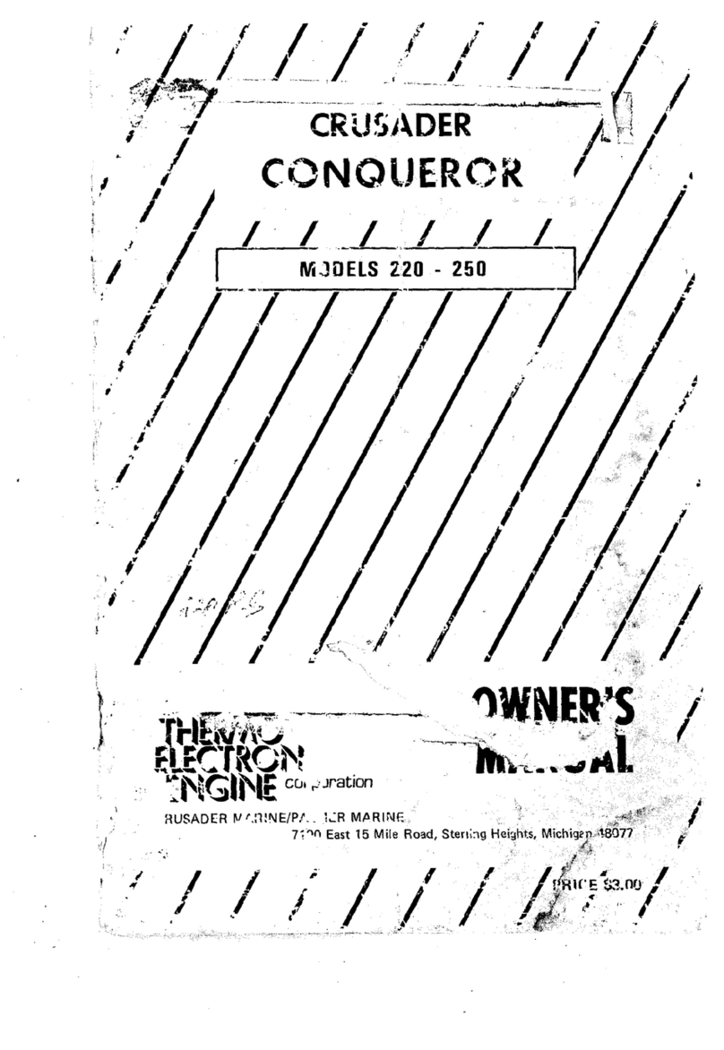 Crusader Conqueror 220 owner's manual