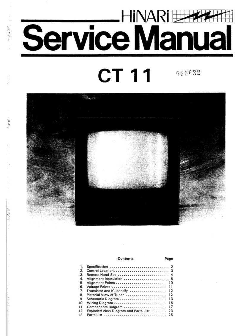Hinari CT 11 Service manual