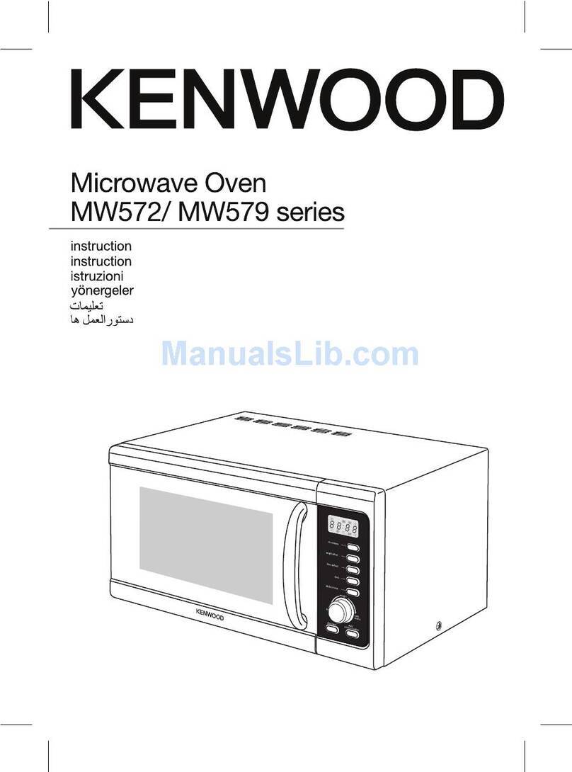 Kenwood MW572 Series User manual