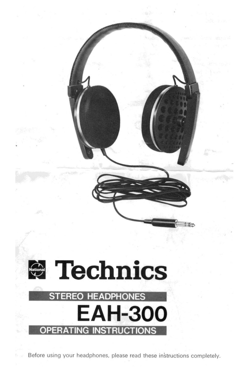 Technics EAH-300 User manual
