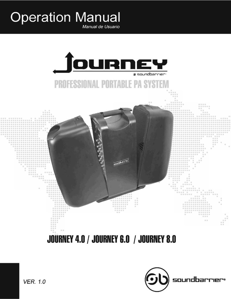 Soundbarrier Journey 4.0 Operation manual